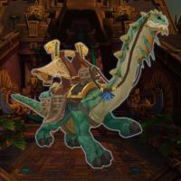 Mighty Caravan Brutosaur, Rare Auction House Mount from BfA. Longboi AH. All Realms, both Factions!