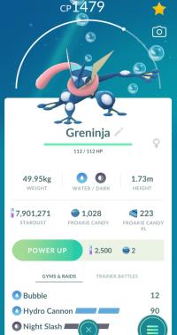 GRENINJA + 3 MOVES UNLOCKED + LEGACY HYDRO CANNON ||| Froakie Evolution - Pokemon Go Services