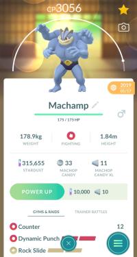LEVEL 40 MACHAMP + 3 MOVES UNLOCKED ||| Machop Evolution - Pokemon Go Services