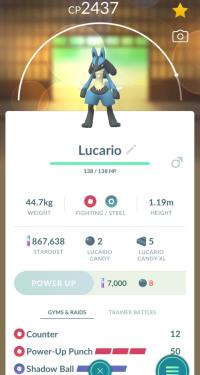 HIGH CP LUCARIO + 3 MOVES UNLOCKED + BEST MOVESET ||| Riolu Evolution - Pokemon Go Services