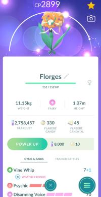 HIGH CP ORANGE FLORGES + 3 MOVES UNLOCKED ||| Flabebe Evolution - Pokemon Go Services