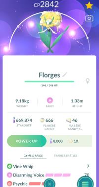 HIGH CP YELLOW FLORGES + 3 MOVES UNLOCKED ||| Flabebe Evolution - Pokemon Go Services