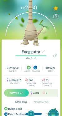 HIGH CP ALOLAN EXEGGUTOR + LEGACY DRACO METEOR ||| Alolan Exeggcute Evolution - Pokemon Go Services