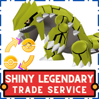 Trade Any Unregistered Shiny Legendary Within 8 Hours - Buy 2 get 3 | Buy 3 get 5 - Not required in Pokedex - Read Description