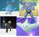Choose 1 with 3 moves < 1500CP: mantine skarmory altaria stunfisk clefable pelipper swampert chesnaught diggersby scrafty sirfetch'd politoed