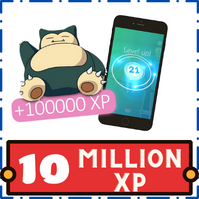 10 Million XP Within 3 Days & Bonus 1 Million Stardust, 5 Shinies, 5 IV100% Pokemon, 2 Legendary, 1 Coin Bag, 50 Meltan...