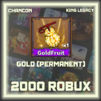Gold - Permanent - King Legacy - 2000 Robux - Need to be in Sea 1 + Cheap + Pay through Gift in Game