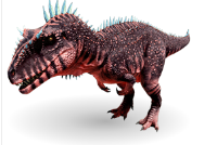 ASA PVE IMPRINTING100% CARCHARDONTOSAURUS HP30000 DAMAGE334% FEMALE SADDLE INCLUDING - DELIVER TO BASE